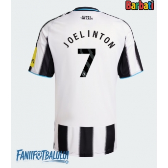Newcastle United Joelinton #7 Tricou Fotbal Replică 2025-26 Barbati Acasa
